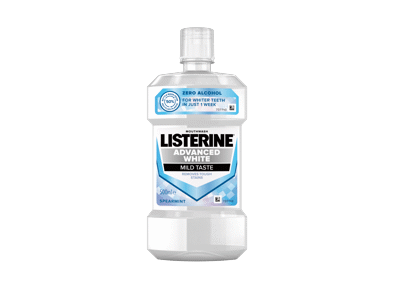 Burnos skalavimo skystis LISTERINE ADVANCED WHITE, 500 ml