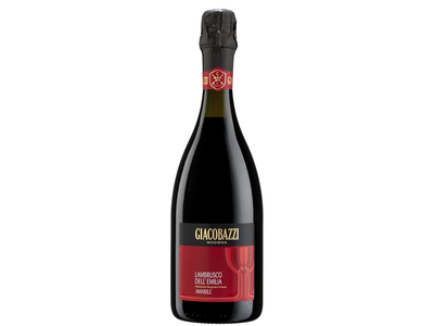 Putojantis vynas GIACOBAZZI Lambrusco Emilia, raudonas, 7,5 %, 0,75 l