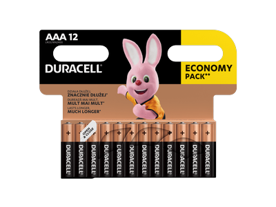 Baterijos DURACELL AAA, LR03, 12vnt