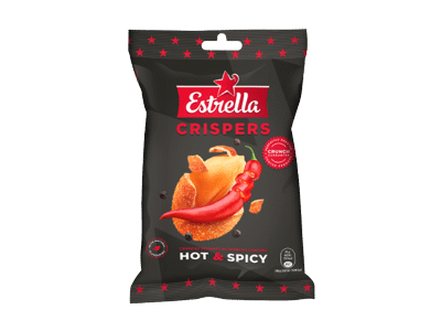 Žemės riešutai apvalkale ESTRELLA CRISPERS, ait. paprikų sk., 140 g