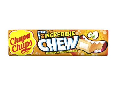 Kramtomieji saldainiai CHUPA CHUPS, apelsinų skonio, 45 g