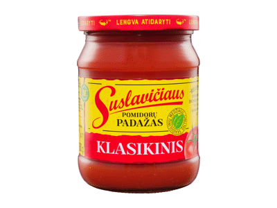 Klasikinis SUSLAVIČIAUS pomidorų padažas, 500 g
