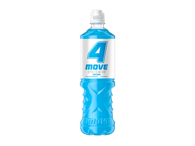 Izotoninis gėrimas 4 MOVE Zero Multifruit, 750ml PET