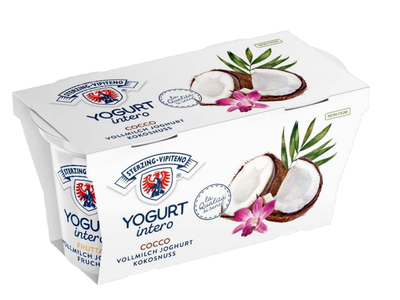 Jogurtas VIPITENO, su kokoso drožlėmis, 3.5% rieb.,  2x125 g