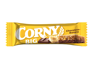 Javainių batonėlis CORNY Big, bananinis, 50 g