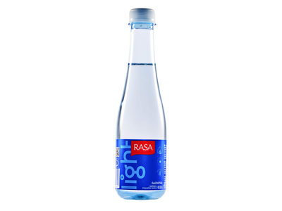 Natūralus mineralinis vanduo RASA Light, gazuotas, 0,33 l D