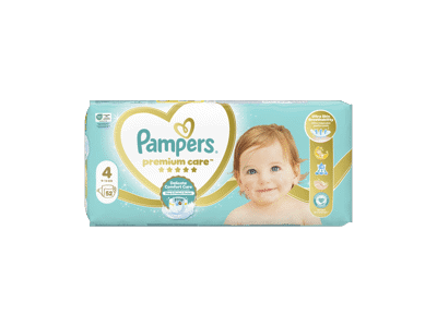 Sauskelnės PAMPERS Premium Care, Value Pack, 4 dydis, 52 vnt.