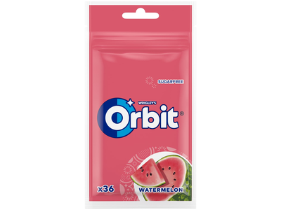 Kramt. guma ORBIT WATERMELON su sald., 50 g