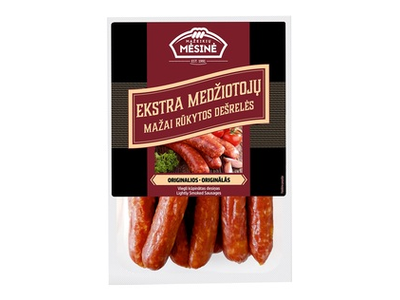 MEDŽIOTOJŲ maž. rūk. dešrelės EKSTRA, 450 g
