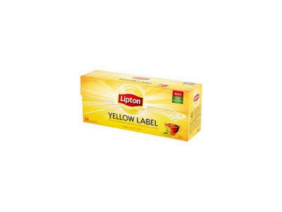 Juodoji arbata LIPTON YELLOW LABEL, 25 vnt.