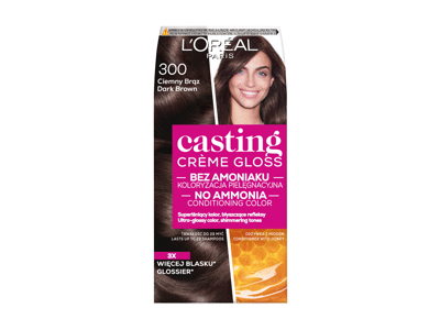 Plaukų dažai L'OREAL CASTING CREME GLOSS, Nr. 300, 1 vnt.