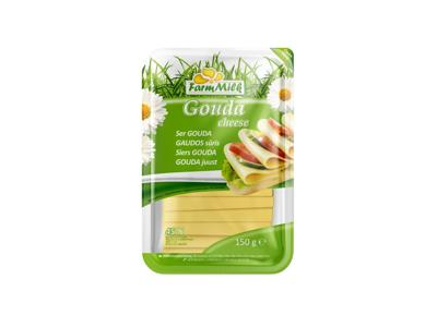 Gaudos sūris FARM MILK (riekelėmis), 45 % rieb. s. m., 150 g