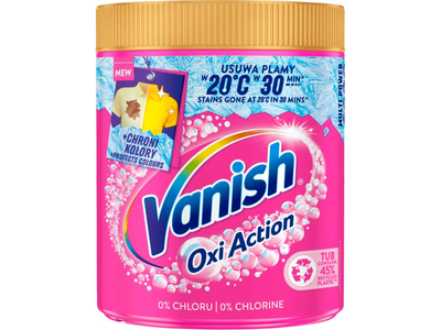 Dėmių valiklis VANISH OXIACTION POWDER PINK, 970 g