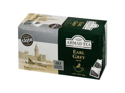 Juodoji arbata AHMAD EARL GREY, 40 pak.