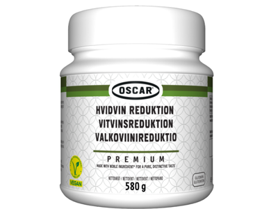 Sutirštinto baltojo vyno padažas OSCAR Premium, 580 g