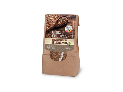 Grikių kruopos LINKĖJIMAI IŠ KAIMO, 500 g