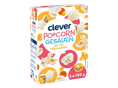 Sūrūs spragėsiai CLEVER, 3x100 g