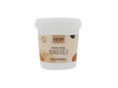 Migdolų riešutų pasta LUSCIOUX, blančiruotų ir skrudintų, 100%, 1 kg