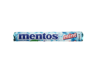 Mėtų sk. kramtom. saldainiai, MENTOS, 37,5g