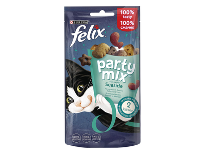 Užkandis katėms FELIX PARTY MIX Ocean Mix 60g