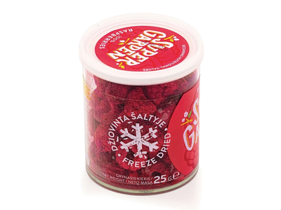 Šaltyje džiovintos avietės SUPERGARDEN, 25 g