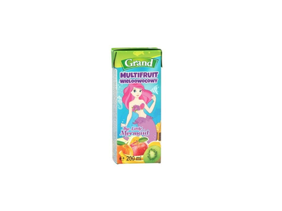 Multivitaminų sulčių gėrimas GRAND, 200 ml