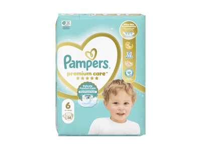 Sauskelnės PAMPERS Premium Care, Value Pack, 6 dydis, 38 vnt.