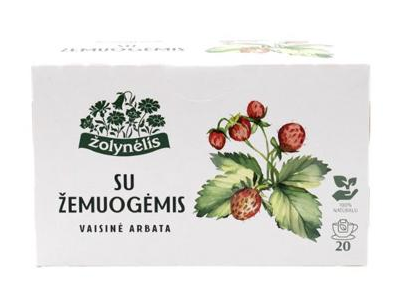 Vaisinė arbata VASAROS SKONIS su žemuogėmis, 50 g