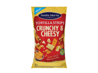 Traškūs kukurūzų traškučiai sūrio skonio SANTA MARIA, 185 g
