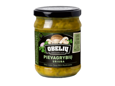 OBELIŲ grybų sriuba be konservantų, 480 g