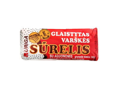 Glaist. varškės sūrelis su aguon. URIGA, 50 g