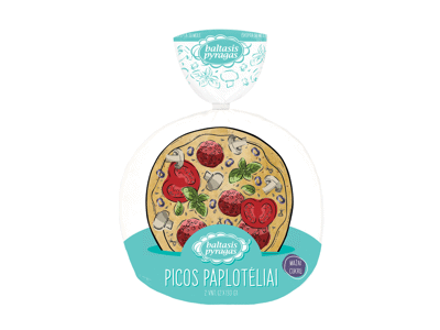 Picų paplotėliai BALTASIS PYRAGAS, 260 g