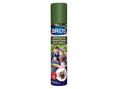 Purškiklis drabužiams BROS nuo erkių,90ml