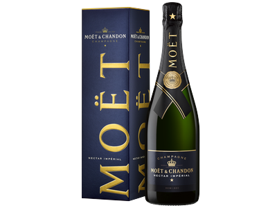 Šampanas MOET NECTAR IMPERIAL, be dėžutės  0,75 l, 12 %