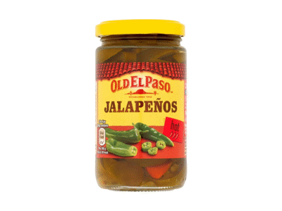 Pjaustytos aitriosios Chalapos paprikos OLD EL PASO, 215 g