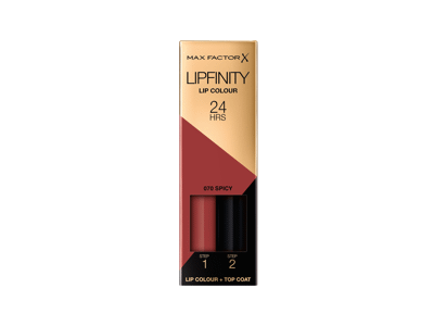 Lūpų dažai MAX FACTOR LIPFINITY, Nr. 070-SPICY, 1 vnt.