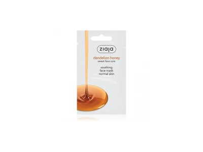 Maitinamoji medaus kaukė ZIAJA DANDELION HONEY, 7 ml