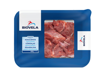 Kiaulienos guliašas, atvėsintas, 450 g UTENOS MĖSA
