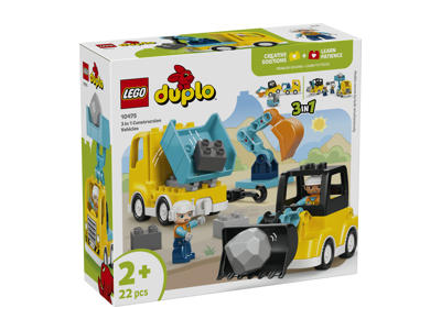 LEGO konstruktorius „3 in 1“ statybinės transporto priemonės 10475