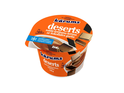 Šokolado skonio grietinėlės kremas KARUMS, 150g
