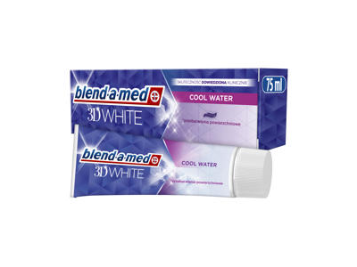 Dantų pasta BLEND A MED 3D WHITE Cool Water, 75ml