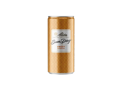 Gazuotas pusiau sausas vaisių vyno gėrimas ALITA SunDay 7,5%, 200 ml