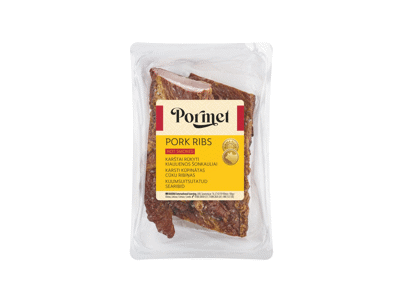 Karštai rūkyti kiaulienos šonkauliukai PORMET, I r., 1 kg