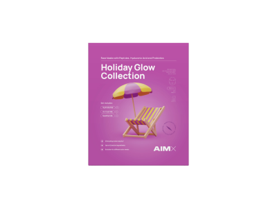 Lakštinių kaukių rinkinys AIMX HOLIDAY GLOW COLLECTION, 4 vnt.