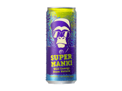 Gazuotas gėrimas SUPER MANKI, 330 ml