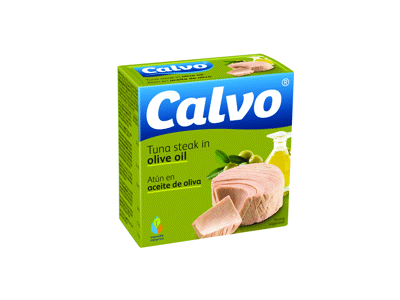 Nesmulkintas tunas alyvuogių aliejuje CALVO, 160 g