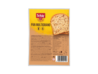 Raikyta duona MULTIGRANO SCHAR be glitimo, 250 g