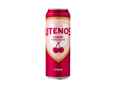 Alaus kokteilis UTENOS KRIEK (4%), 568 ml