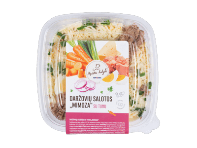 Daržovių salotos su tunu MIMOZA, 1 kg