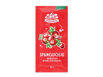 Žolynėlis Spanguolių arbatos koncentratas paketėliuose 30g 1 vnt